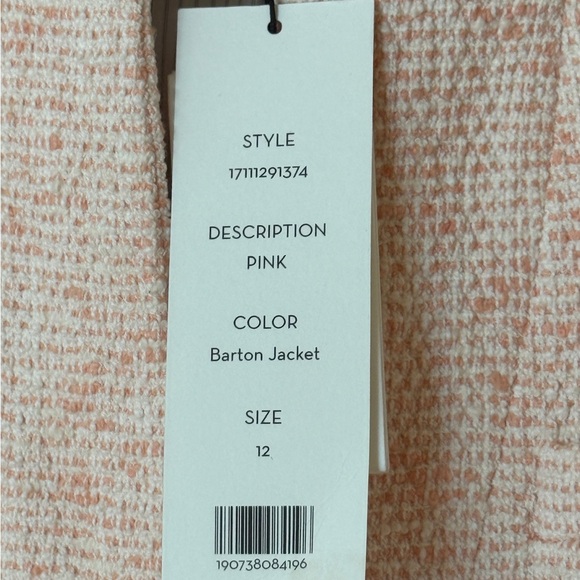 Veronica Beard Blazer in Light Pink Tweed - Picture 4 of 7